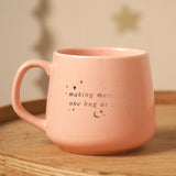 Nanna A New Kind of Love Stoneware Mug - Pink & Silver