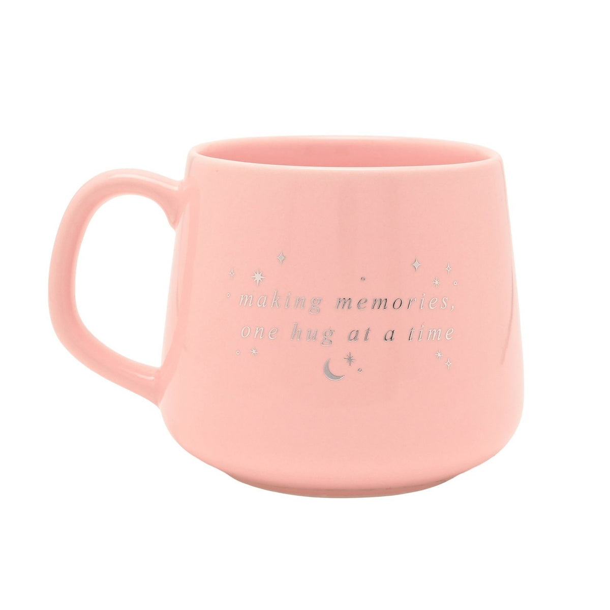 Nanna A New Kind of Love Stoneware Mug - Pink & Silver