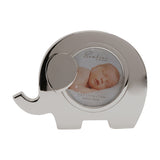 Elephant Silverplated Metal Photo Frame 3 x 3in - Silver