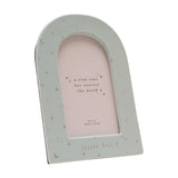 Baby Boy Starry Arch Ceramic Photo Frame 6 x 4in - Blue