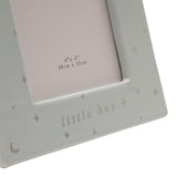 Baby Boy Starry Arch Ceramic Photo Frame 6 x 4in - Blue