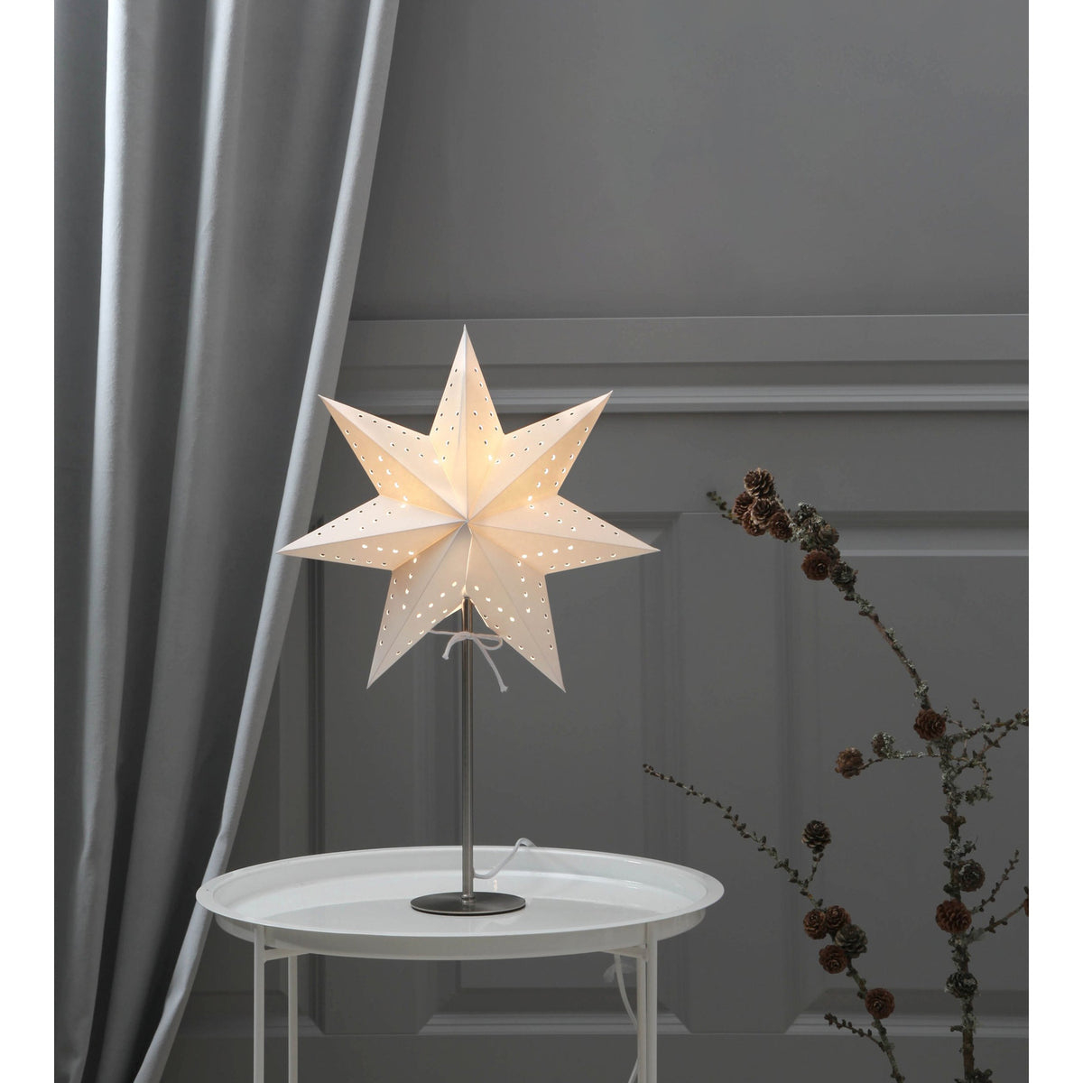 Bobo Star Ornament - Satin Nickel
