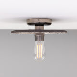 Bog Oak Ceramic Ceiling Light - Black Clay
