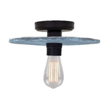 Bog Oak Ceramic Ceiling Light - Blue Earth
