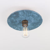 Bog Oak Ceramic Ceiling Light - Blue Earth