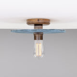 Bog Oak Ceramic Ceiling Light - Blue Earth