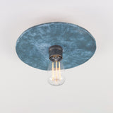 Bog Oak Ceramic Ceiling Light - Blue Earth