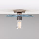 Bog Oak Ceramic Ceiling Light - Blue Earth