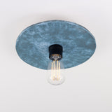 Bog Oak Ceramic Ceiling Light - Blue Earth