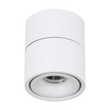Bohoyo LED Downlight in white, a surface-mounted cylindrical fixture with an aluminium body and recessed inner ring around the integrated LED, shown on a plain white background.