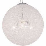 Bola 40cm Round 1 Light Pendant Light - Chrome