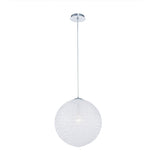 Bola 40cm Round 1 Light Pendant Light - Chrome