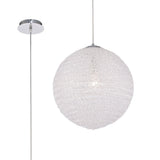 Bola 40cm Round 1 Light Pendant Light - Chrome