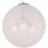 Bola 30cm Round 1 Light Pendant Light - Chrome
