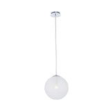 Bola 30cm Round 1 Light Pendant Light - Chrome