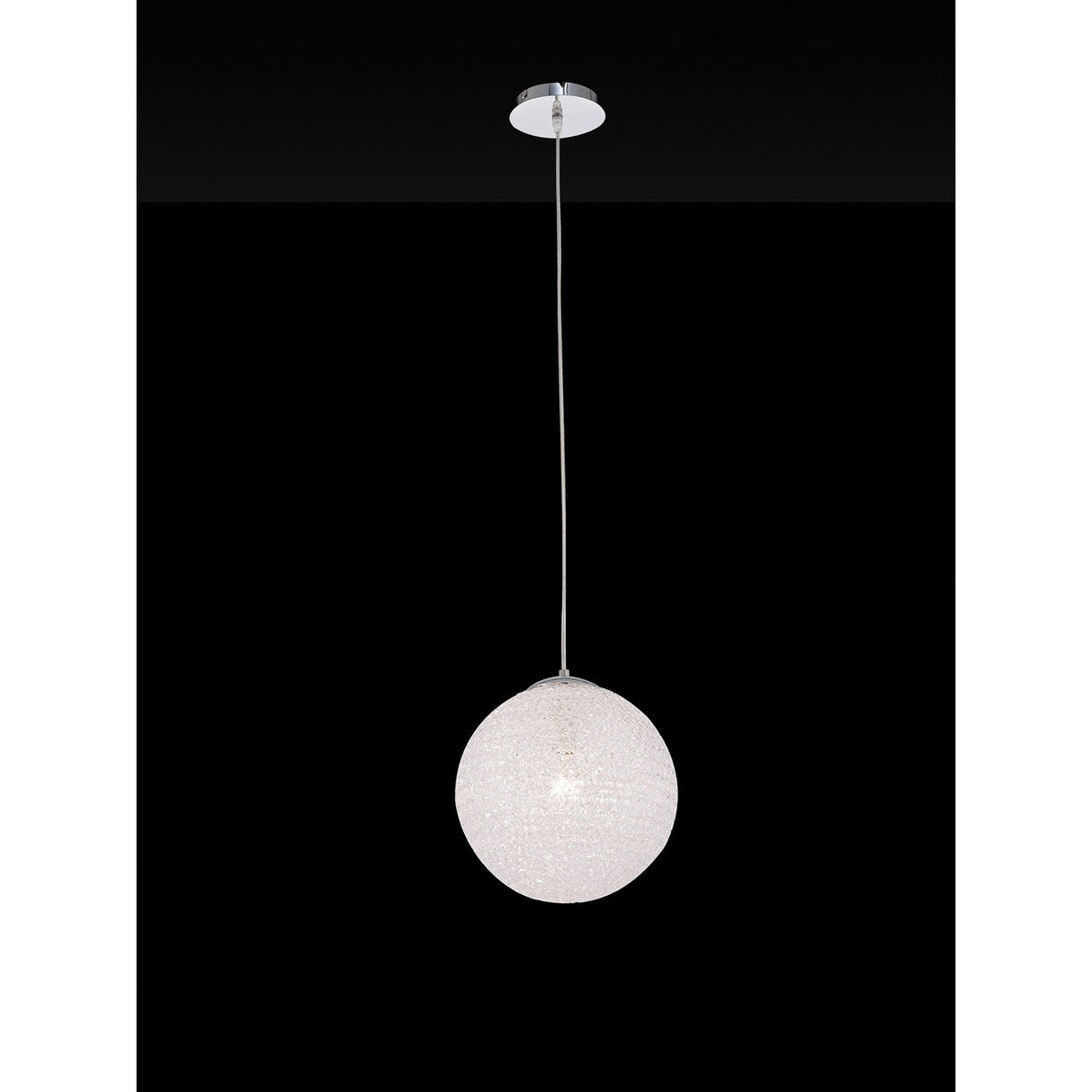 Bola 30cm Round 1 Light Pendant Light - Chrome