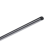 Bolbanne Clamp Lamp in black, close-up of the slim bar-shaped LED head with a touch control button, shown against a plain white background.
