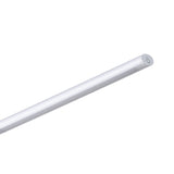 Bolbanne Clamp Lamp in white plastic, close-up of the slim bar-shaped LED head with a touch control button, shown at an angle on a plain white background.
