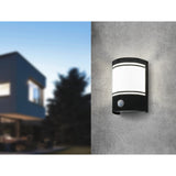 Bonvenne Outdoor Wall Light with Motion Sensor - Black