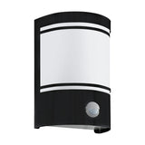 Bonvenne Outdoor Wall Light with Motion Sensor - Black