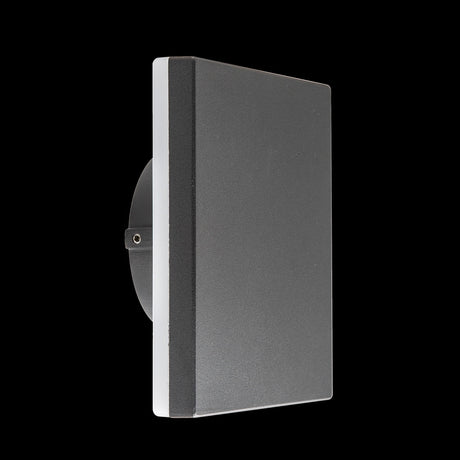 Bora Square Outdoor LED Wall Light 9.6W 3000K - Anthracite