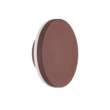 Bora Round Outdoor LED Wall Light 9.6W 3000K - Rust Brown