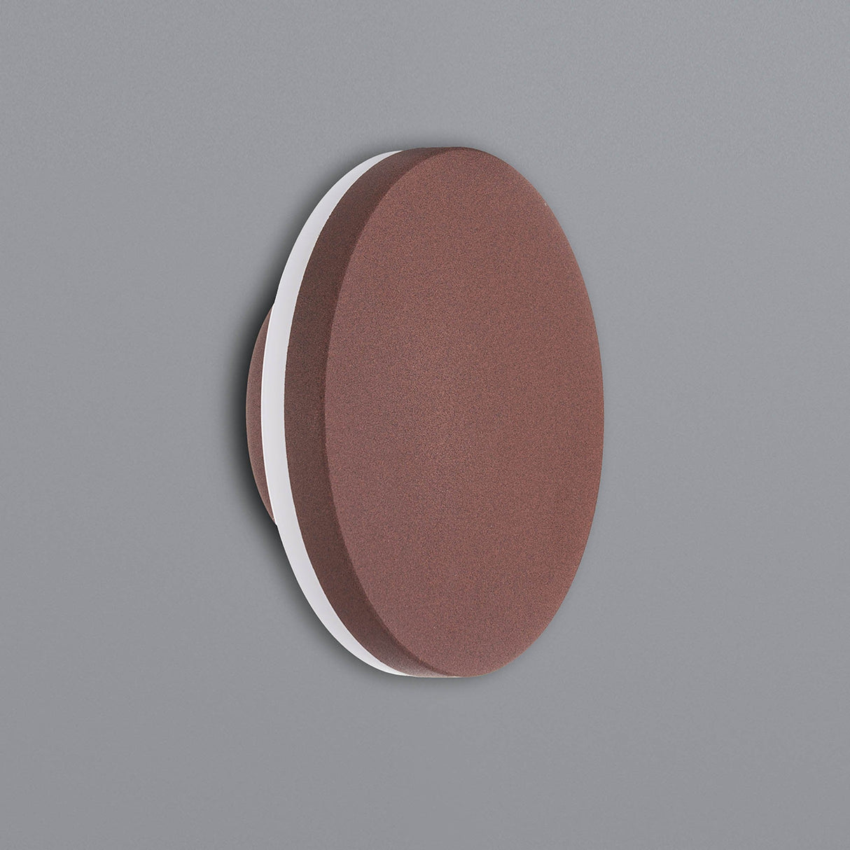 Bora Round Outdoor LED Wall Light 9.6W 3000K - Rust Brown