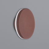 Bora Round Outdoor LED Wall Light 9.6W 3000K - Rust Brown