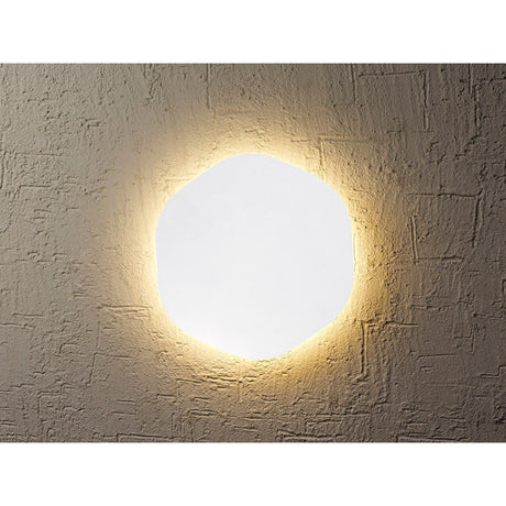 Bora 18cm Hexagonal LED Wall Light 12W 3000K - Matt White