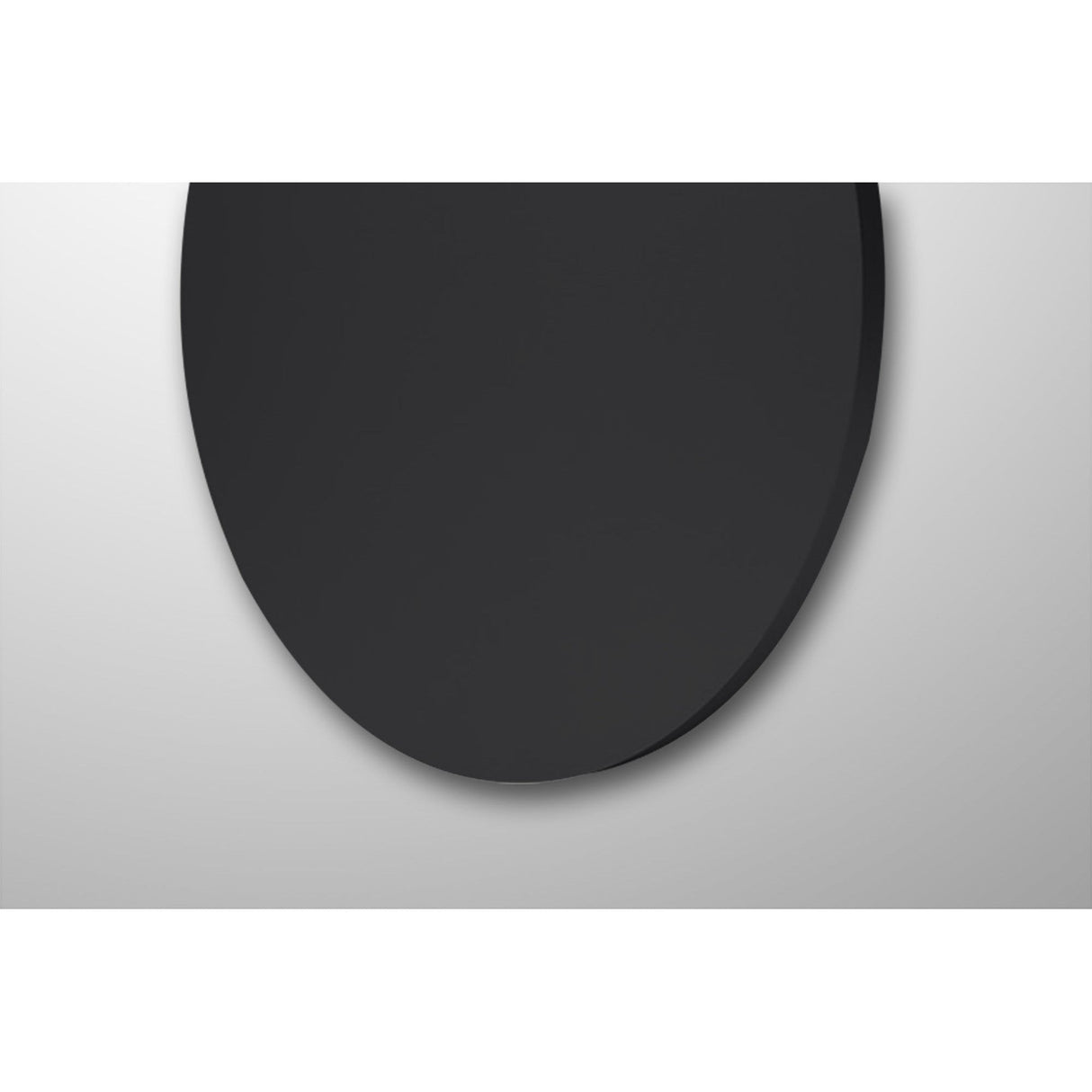 Bora 18cm Oval LED Wall Light 8W 3000K - Matt Black