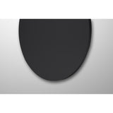 Bora 18cm Oval LED Wall Light 8W 3000K - Matt Black