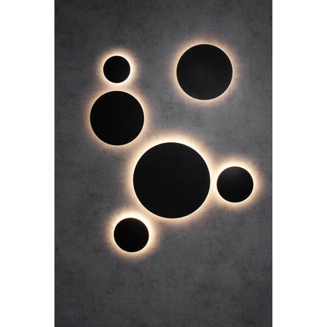 Bora 38cm Oval LED Ceiling/Wall Light 30W 2700K - Matt Black