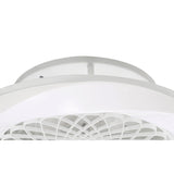Boreal CCT Dimmable LED Ceiling Retractable Fan Light With Remote Control - White