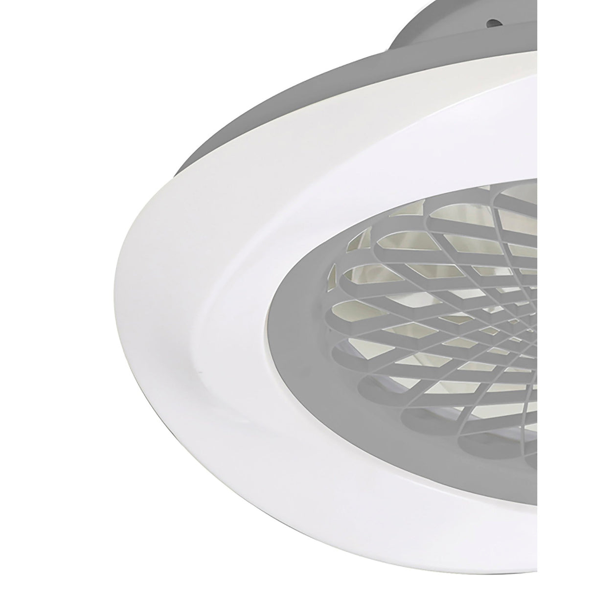 Boreal CCT Dimmable LED Ceiling Retractable Fan Light With Remote Control - Silver