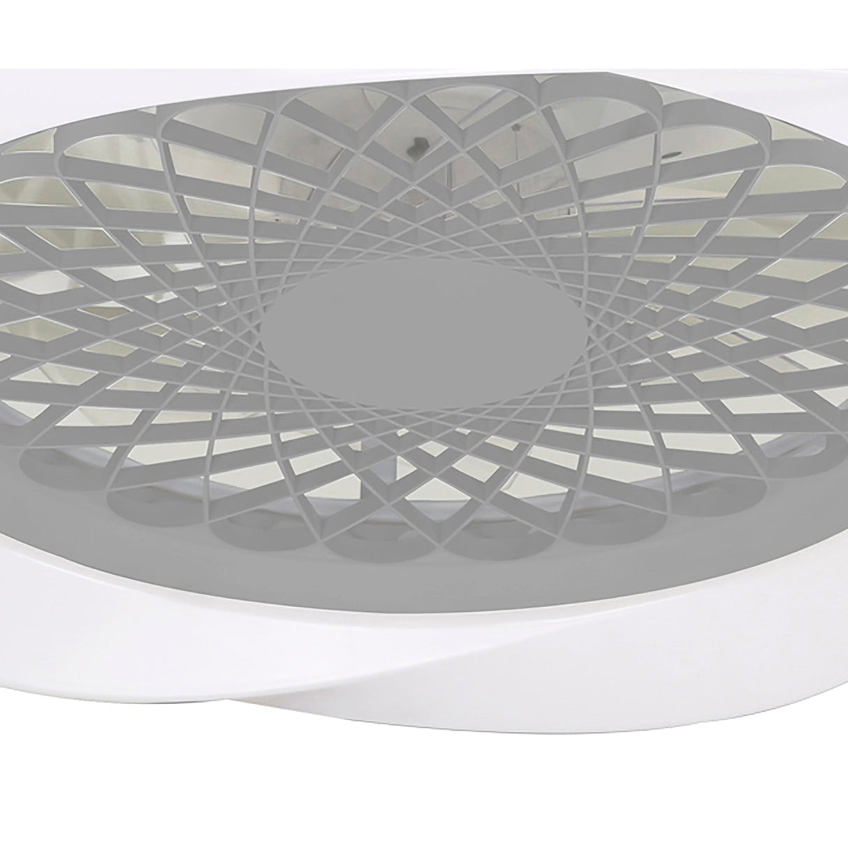 Boreal CCT Dimmable LED Ceiling Retractable Fan Light With Remote Control - Silver