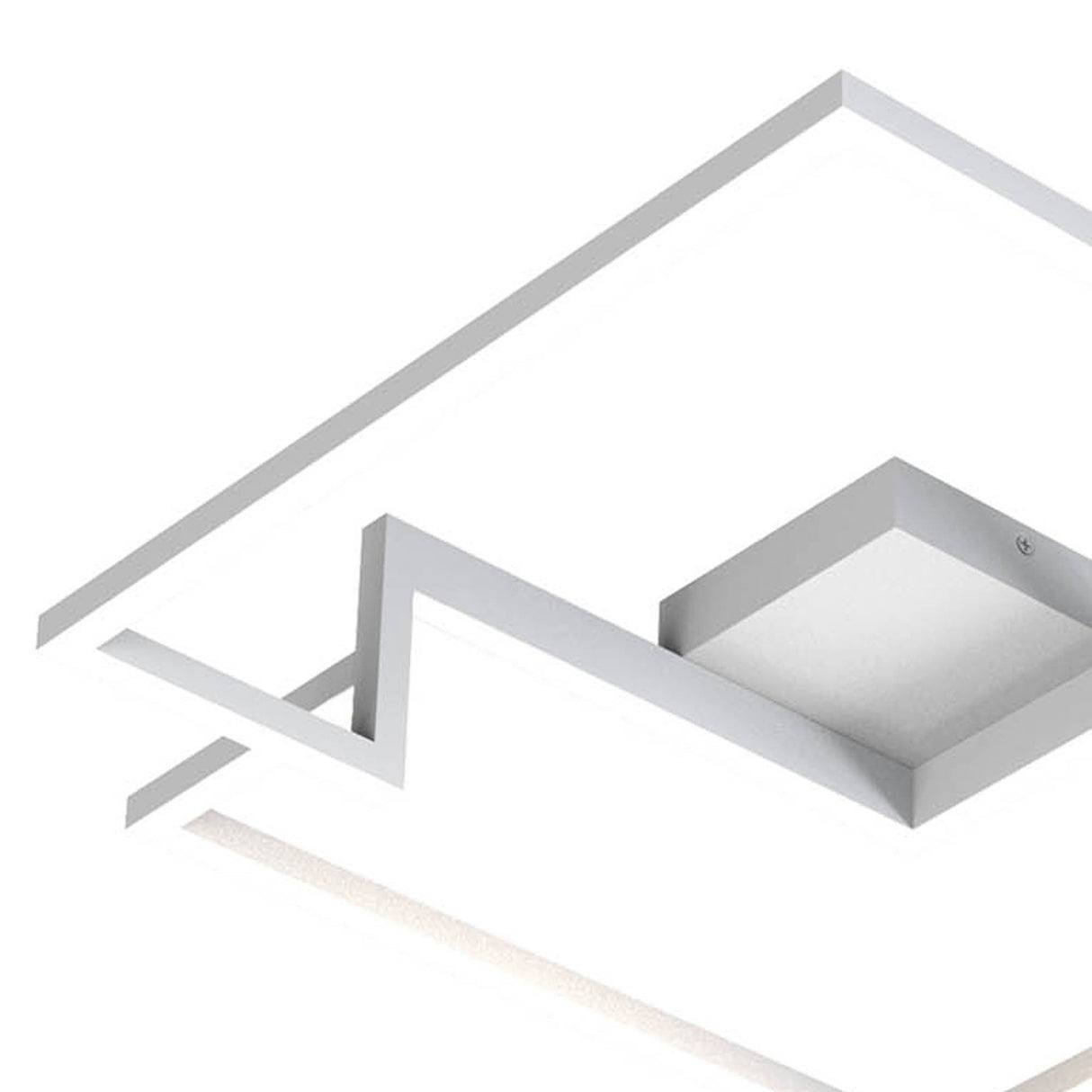 Boutique LED Flush Ceiling Light 42W 3000K - White