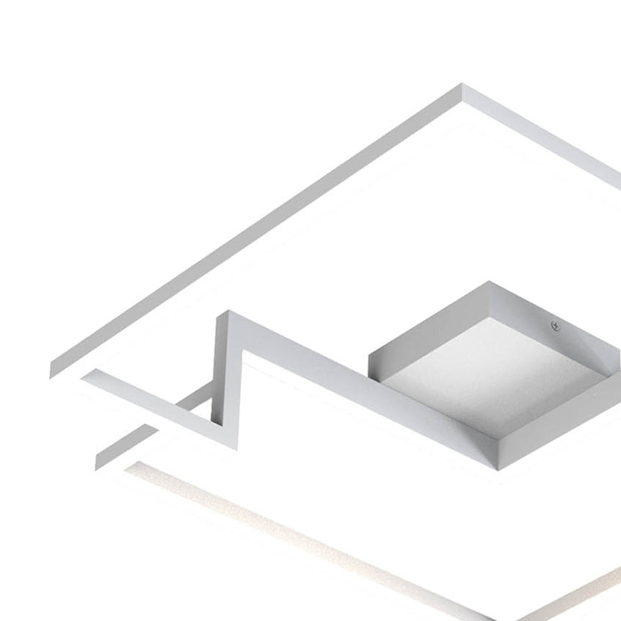 Boutique Dimmable LED Flush Ceiling Light 42W 3000K - White