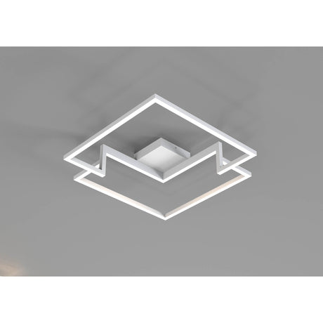 Boutique Dimmable LED Flush Ceiling Light 42W 3000K - White