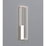 Boutique Large Rectangular Dimmable LED Wall Light - White