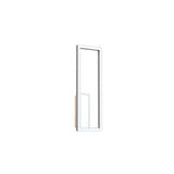 Boutique Small Rectangular Dimmable LED Wall Light - White