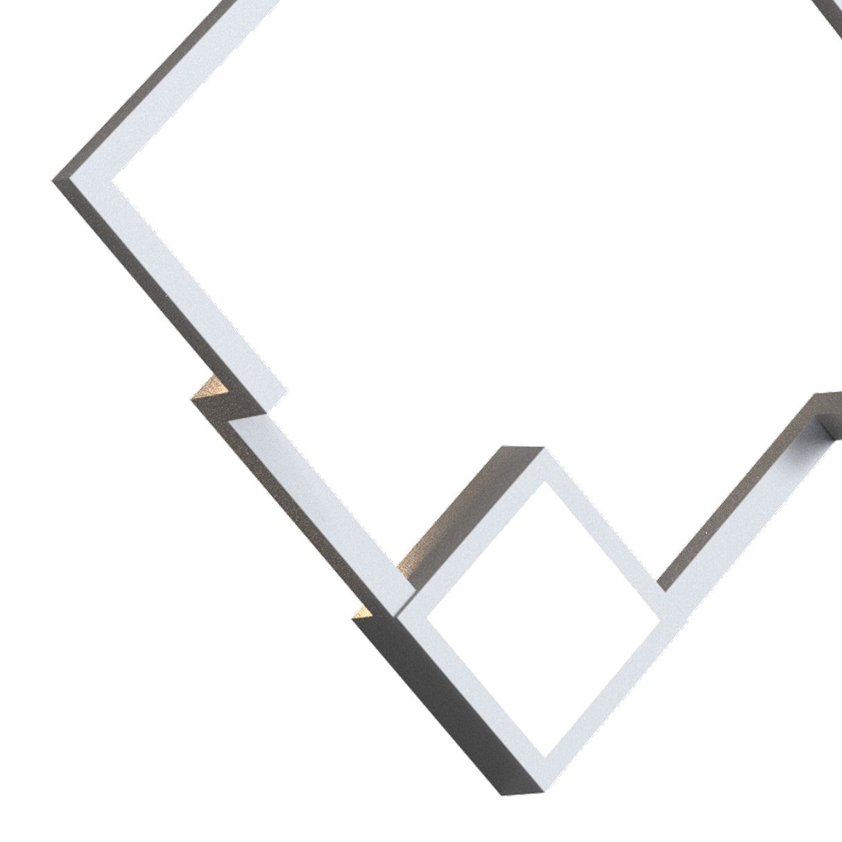 Boutique Large Square Dimmable LED Wall Light - White