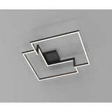 Boutique Dimmable LED Flush Ceiling Light 42W 3000K - Black