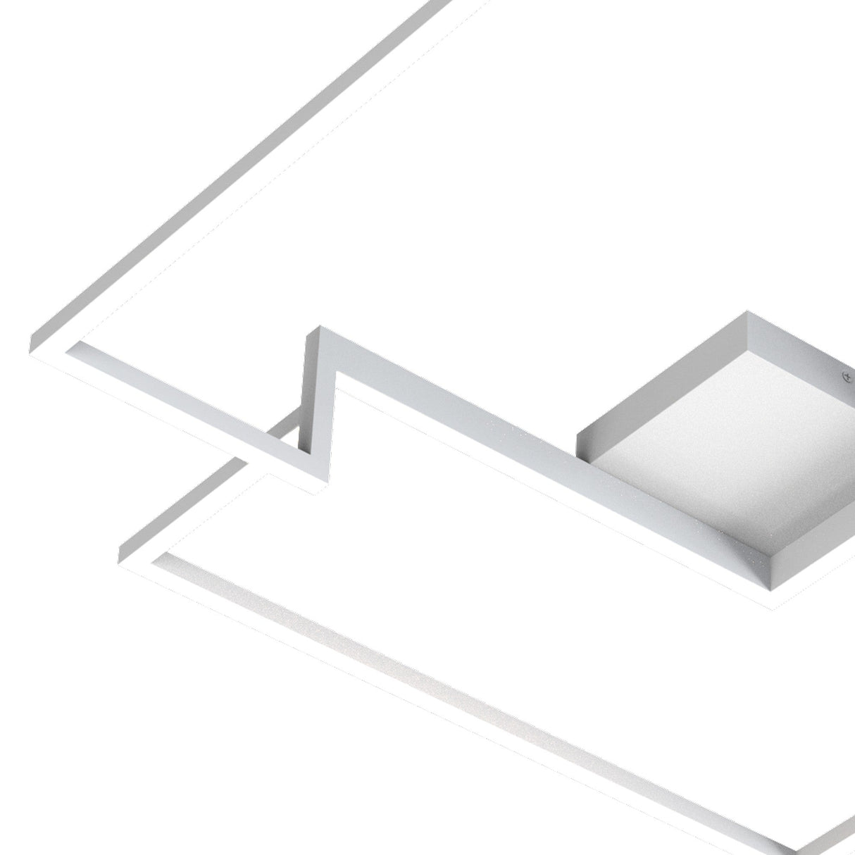 Boutique LED Flush Ceiling Light 79W 3000K - White