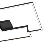 Boutique LED Flush Ceiling Light 79W 3000K - Black