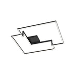 Boutique LED Flush Ceiling Light 79W 3000K - Black