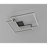 Boutique Dimmable LED Flush Ceiling Light 79W 3000K - Black
