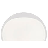 Box CCT LED Flush Ceiling Light With Remote Control - White