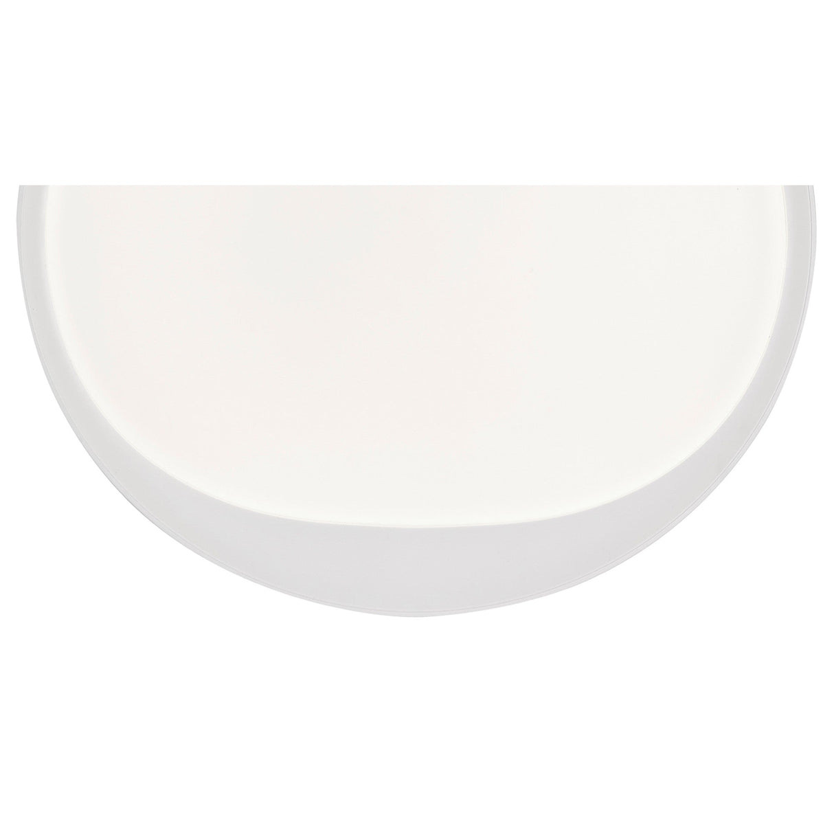 Box CCT LED Flush Ceiling Light With Remote Control - White