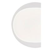 Box CCT LED Flush Ceiling Light With Remote Control - White