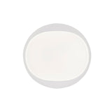 Box CCT LED Flush Ceiling Light With Remote Control - White